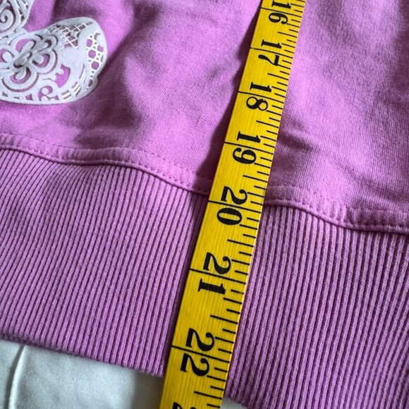 Disney Parks Womens XS Lace Mickey Mouse Sweatshirt with Button Down Back - Picture 6 of 7